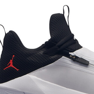  AIR JORDAN JUMPMAN HUSTLE PF AQ0394 男子篮球鞋 (白/黑、43)