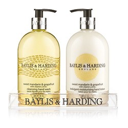 Baylis&Harding 蜜柑&葡萄柚 洗手液护手霜套装 500ml+500ml