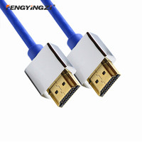 Fengyingzi 丰应子 22939409515 HDMI线 2.0版 超细款 合金黑蓝 (2米)