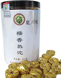 龙问茶叶 普洱茶 迷你小沱茶 糯米香茶 500g