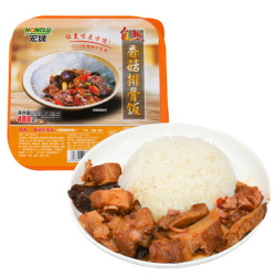 宏绿 自热米饭 香菇排骨饭 方便米饭 户外速食快餐488g *3件