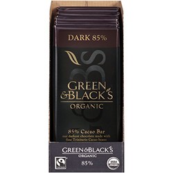 Green & Black's Organic 85％可可 黑巧克力100g*10排
