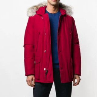 Woolrich 男士连帽派克大衣