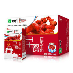 蒙牛 早餐奶 红枣味牛奶 250ml*16 礼盒装