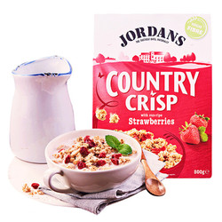 英国进口巧丹思草莓椰丝香脆麦片早餐谷物盒装500g