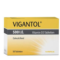 Vigantol 500 I.E 维生素D3 50片