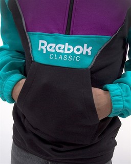 Reebok 锐步 Classics DX0135 中性款复古拼接棉质卫衣