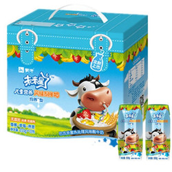 蒙牛 未来星 儿童营养酸牛奶（香蕉草莓燕麦） 200g*12 礼盒装 *2件