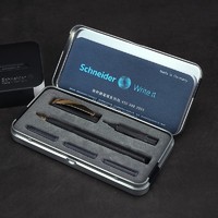 schneider 施耐德 Glam VIP金珍珠 钢笔 双笔头套装 含F尖钢笔+3支墨囊+宝珠笔头