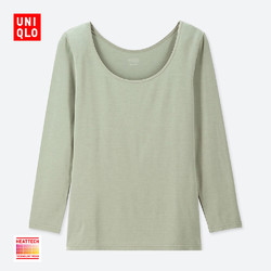 UNIQLO 优衣库 HEATTECH 408235 U领T恤(八分袖)