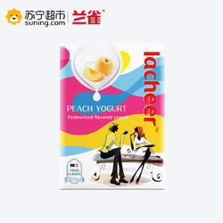 兰雀（Lacheer）常温黄桃味酸奶200g*24/箱 奥地利进口