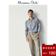 Massimo Dutti 男装 休闲版染色亚麻衬衫 00153473802