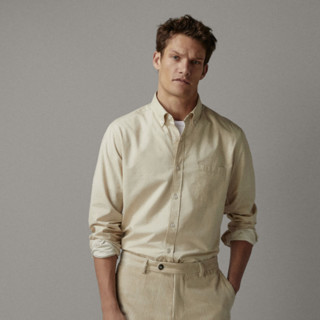  Massimo Dutti 00147037710 男士标准版斜纹纯棉衬衫