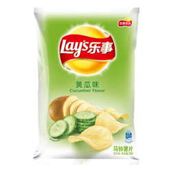 乐事 Lay's 薯片 黄瓜味75克 *17件