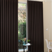 桑帕蒂 SUNPATHIE 北欧简约窗帘 开孔式 棕色