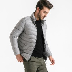 网易考拉全球工厂店 男式立领轻薄鹅绒服