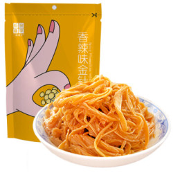 一品巷子 休闲零食下饭菜香辣味金针菇208g/袋 *10件