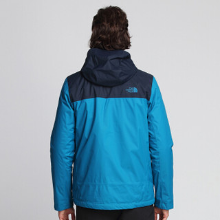  THE NORTH FACE 北面 3RKA 男士三合一冲锋衣 (LDJ/蓝色、XXXL)