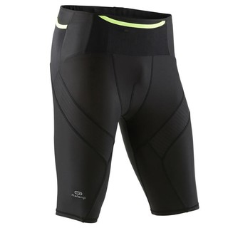 DECATHLON 迪卡侬 Kiprun 男式紧身跑步裤（黑色） 60-70KG 177CM