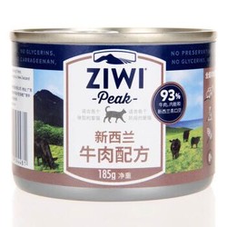 ZIWI 巅峰 宠物猫罐头 牛肉 185g *10件