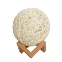 天利 藤球灯 小夜灯 15cm 送底座