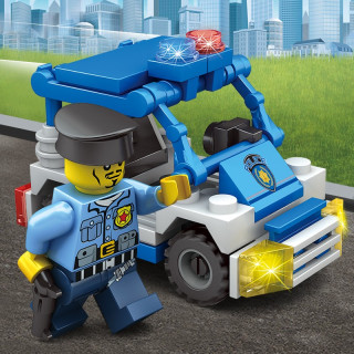商品开智 拼装玩具 城市警察系列 8盒全套
