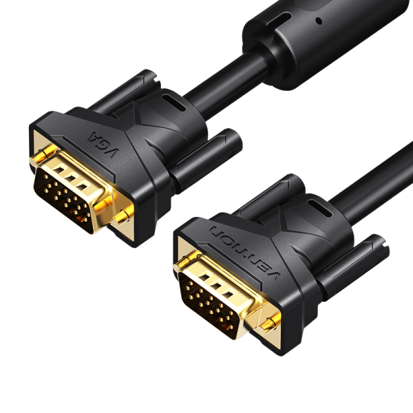 vention 威迅 vag-b vga视频线 (镀镍扁线,15米,黑色)