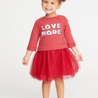 OLD NAVY 女宝宝柔软蓬蓬连衣裙