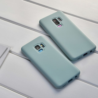  与乐 S9系列 液态硅胶手机壳  (S9、青色)