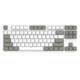 DURGOD 杜伽 TAURUS K320 87键 有线机械键盘 天然白 Cherry红轴 无光