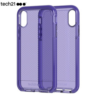 tech21 iphone XR 手机壳 菱格纹紫罗兰