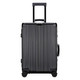 31日0点：爱登堡铝框拉杆箱行李箱男女旅行箱20/24英寸密码箱子登机箱万向轮箱包 黑色DX955001-20B