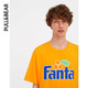 PullAndBear 18夏季男士联名潮流Fanta芬达标志短袖T恤 05231596