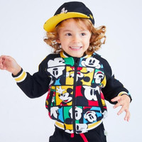  Disney baby 迪士尼宝宝 儿童针织不倒绒棒球服