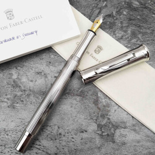 FABER-CASTELL 辉柏嘉 伯爵 Classic 经典系列 钢笔 (金属、F尖、镀铂金)