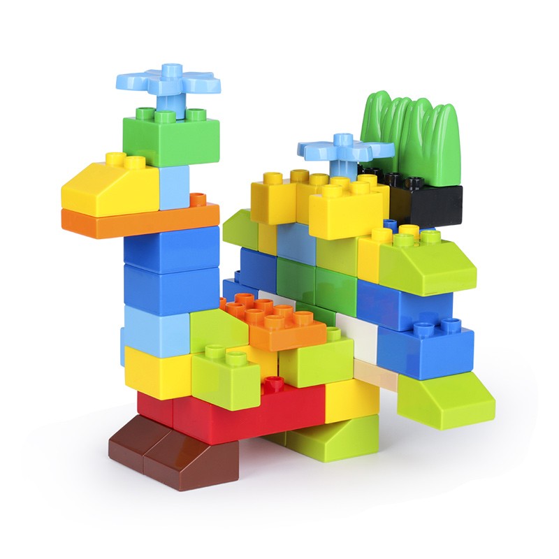 huiqibao toys 汇奇宝 儿童积木颗粒 52颗粒