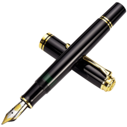 Pelikan 百利金 钢笔 M800 黑色 F尖 单支装