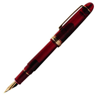 PLATINUM 白金 3776 PNB-10000 世纪款钢笔 (F尖、红色 )