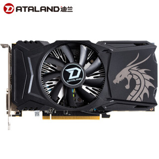 DATALAND 迪兰 RX 550 超能 4G 1183/7000MHz 4GB/128-bit GDDR5 独立游戏显卡