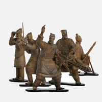 新奇好物：国家宝藏X你好历史 52TOYS 超活化系战斗兵马俑 士兵玩具