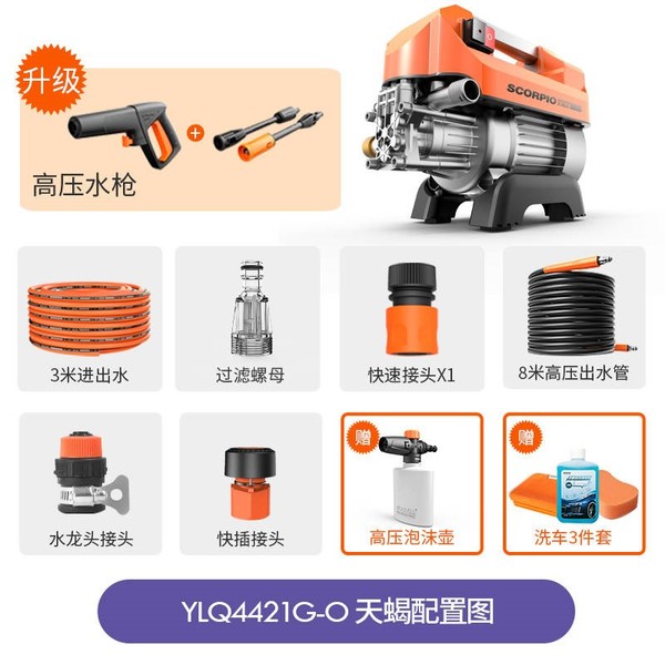 YILI 亿力 YLQ-4421G-O 感应电机高压洗车机