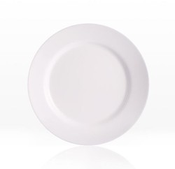 Luminarc 乐美雅 纯白钢化玻璃餐盘 时光西餐盘2个(约10.5英寸/26.5cm)