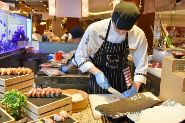 网红海鲜大咖，一口气吃遍8国美食！上海浦东香格里拉大酒店 单人自助餐