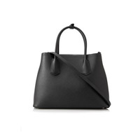 普拉达 PRADA Saffiano Cuir 女士真皮手提包