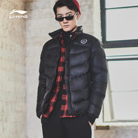 LI-NING 李宁 韦德 AYMM183 男士短款鹅绒服