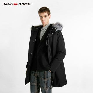 JACK JONES 杰克琼斯 218412518 男士中长款鹅绒服