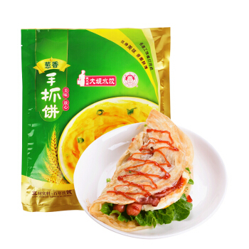大娘水饺 葱香味手抓饼(10片装) (袋装,葱香味,900g)
