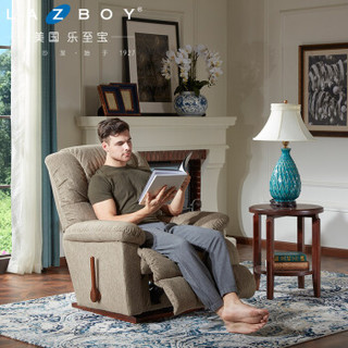 Lazboy 乐至宝 LZ.516 单椅懒人功能沙发 (单人、布艺实木、深海蓝)
