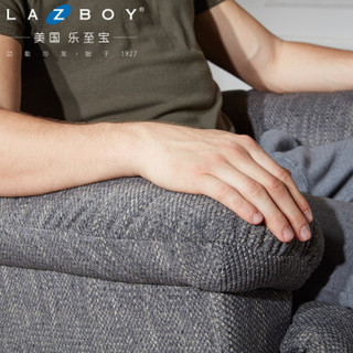 Lazboy 乐至宝 LZ.516 单椅懒人功能沙发 (单人、布艺实木、深海蓝)