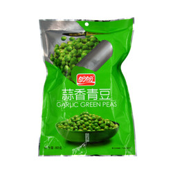 盼盼 青豆豌豆 蒜香味 坚果炒货休闲零食小吃 80g *10件